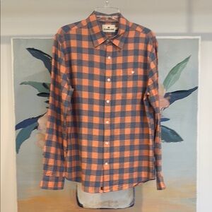 The Normal Brand button front lightweight flannel check shirt